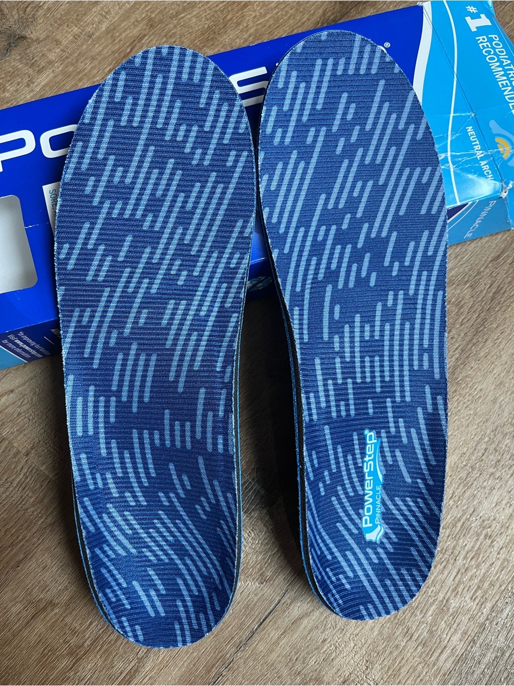 Powerstep Blue Supportive Orthotic Insoles - Picture 3 of 9